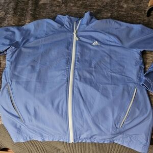 Adidas Blue Windbreaker Jacket